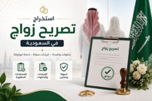 استخراج تصريح زواج في السعودية 300x200