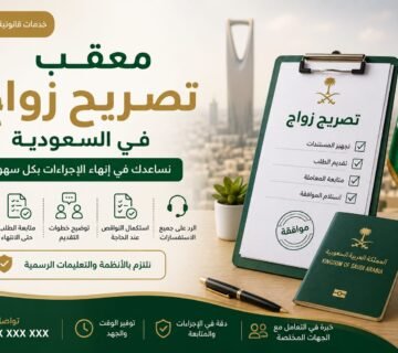 معقب تصريح زواج في السعودية الدليل الشامل للإجراءات والشروط والمستندات 360x320